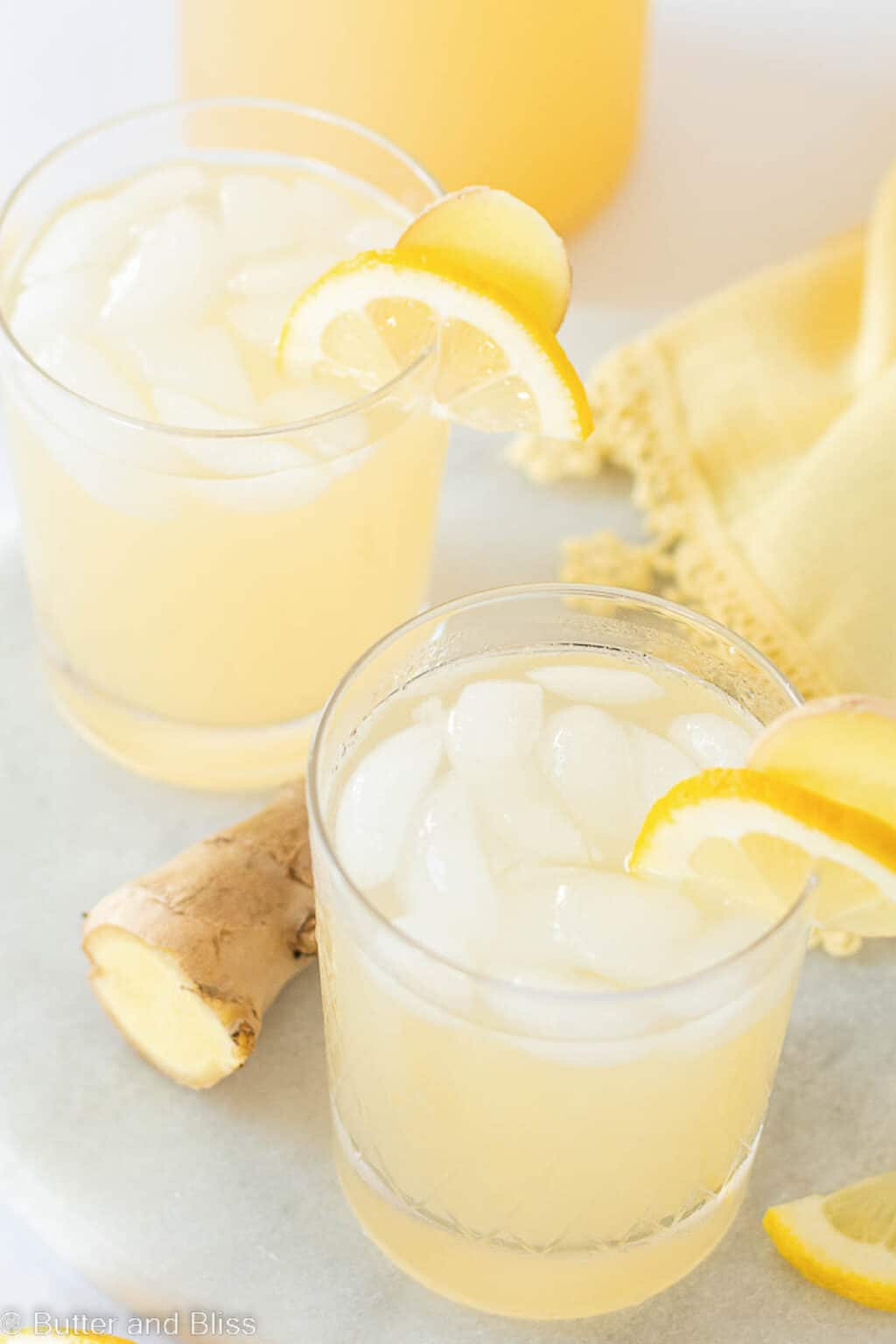 Ginger Lemonade - Butter and Bliss