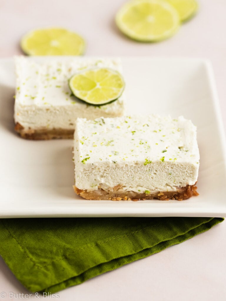 Easy No-Bake Key Lime Bars - Small Batch - Butter and Bliss