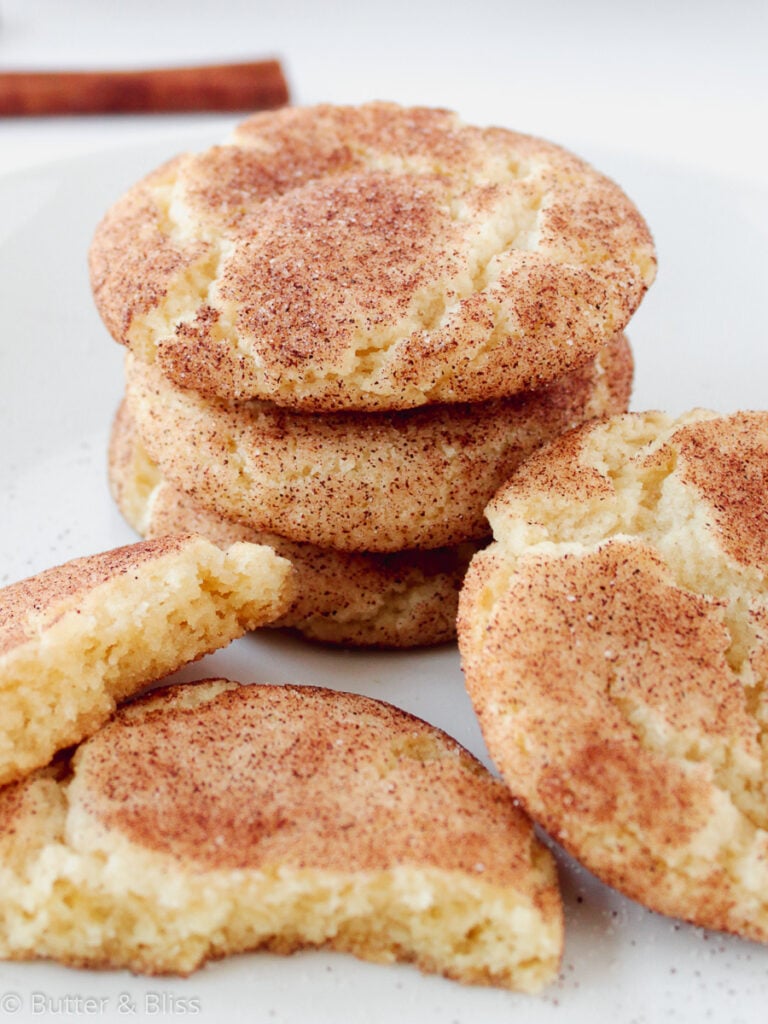 Snickerdoodles on a plate