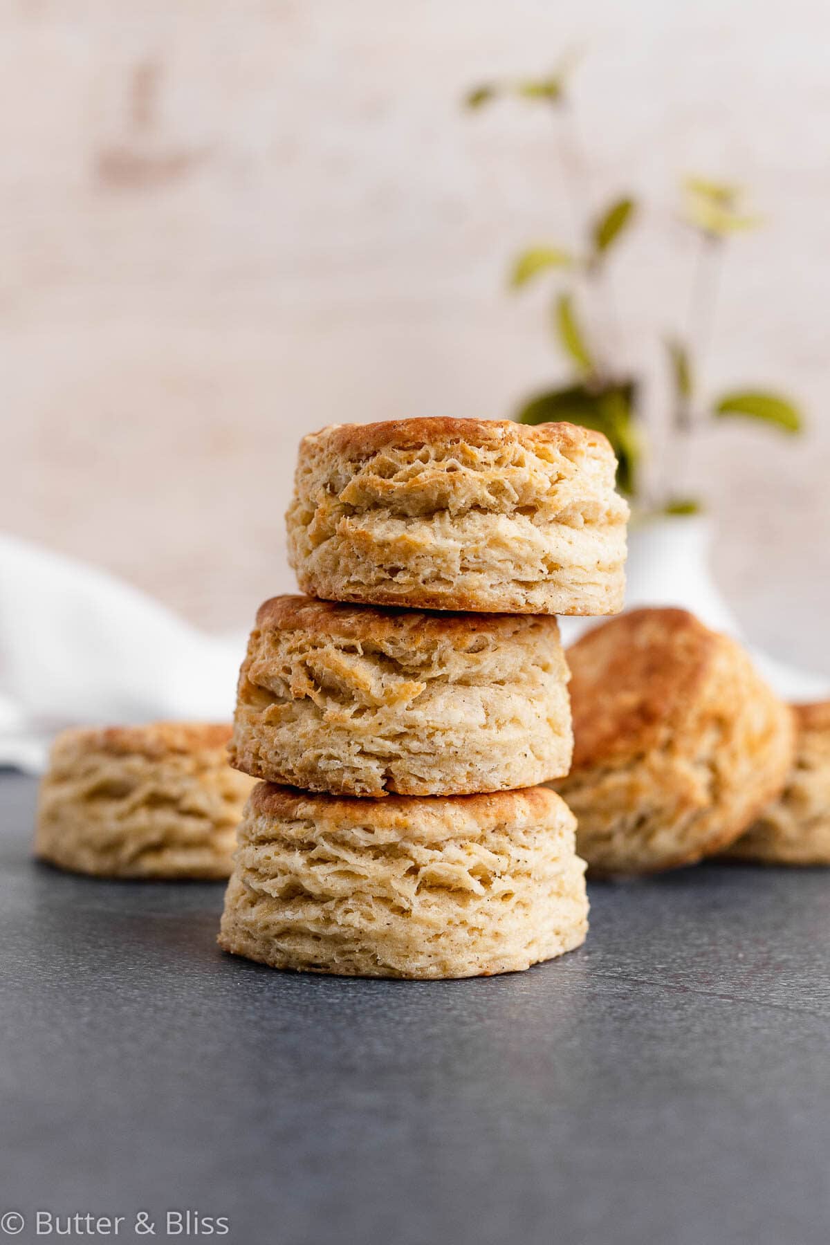 Stack of buttermilk biscuits