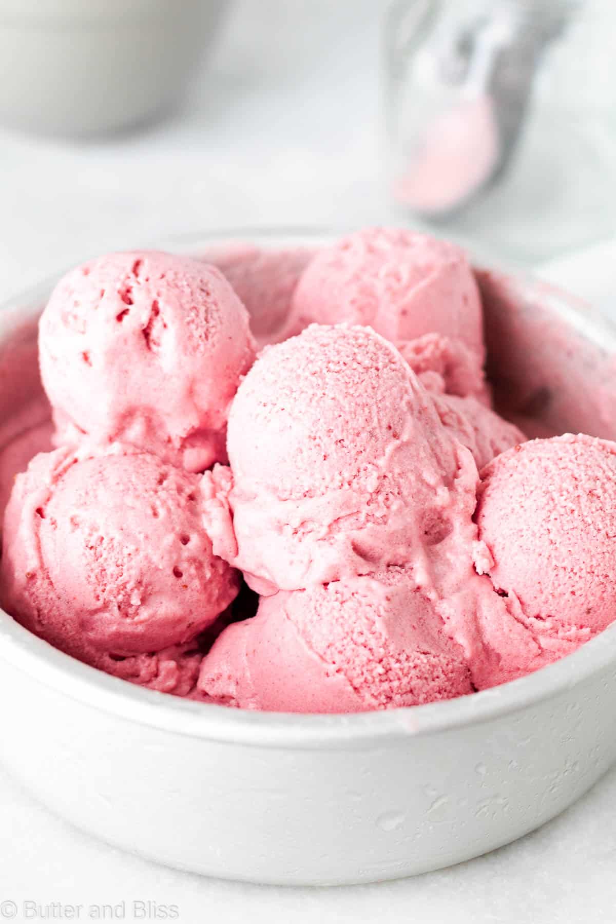 Quick Berry Medley Ice Cream Recipe - Desserts - Little Miss Momma