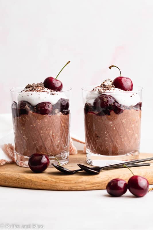 Black Forest Overnight Oats - Butter and Bliss