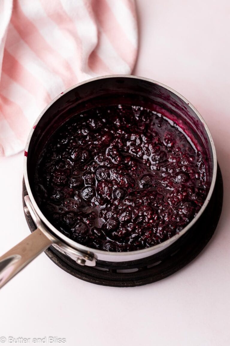 Mixed Berry Compote with Frozen Berries (Small Batch)